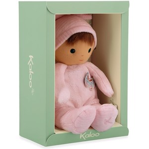 Poupon en tissu camélia