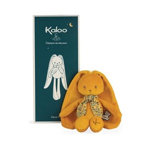 Peluche pantin lapin ocre 25 cm