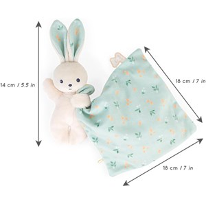 Doudou lapin carré douceur