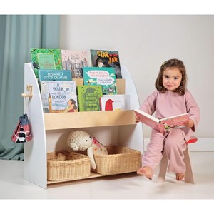 Bibliothèque forêt naturel-blanc