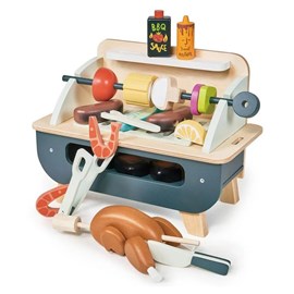 Set de barbecue en bois gris