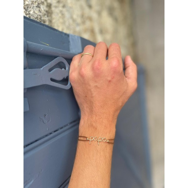 Bracelet papa goldfilled 14 carats (Padam Padam) - Image 1