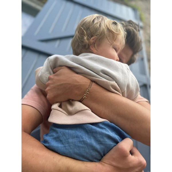 Bracelet papa argent massif 925 (Padam Padam) - Image 1