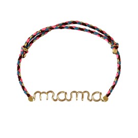 Bracelet mama tresse goldfilled