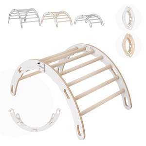 Bascule + arche montessori 2-en-1 enfant