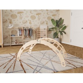 Bascule + arche montessori 2-en-1 enfant