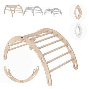 Bascule + arche montessori 2-en-1 enfant