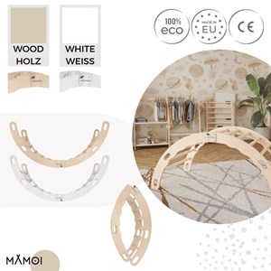 Bascule + arche montessori 2-en-1 enfant