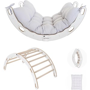 Bascule + arche montessori avec coussins