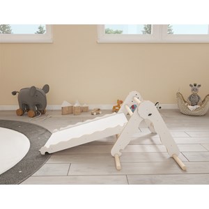 Triangle de pikler et rampe bois