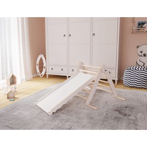 Triangle de pikler et rampe bois