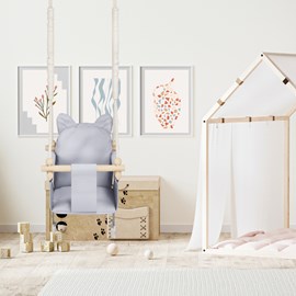 Chaise hamac suspendue bébé, petit chat