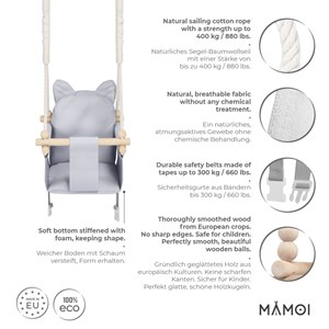 Chaise hamac suspendue bébé, petit chat