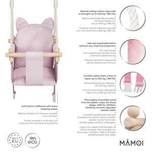Chaise hamac suspendue bébé, petit chat