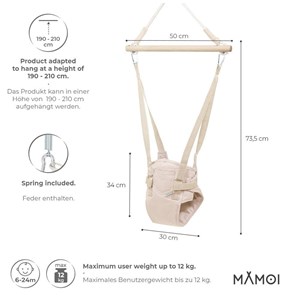 Balancelle suspendue bébé jumper