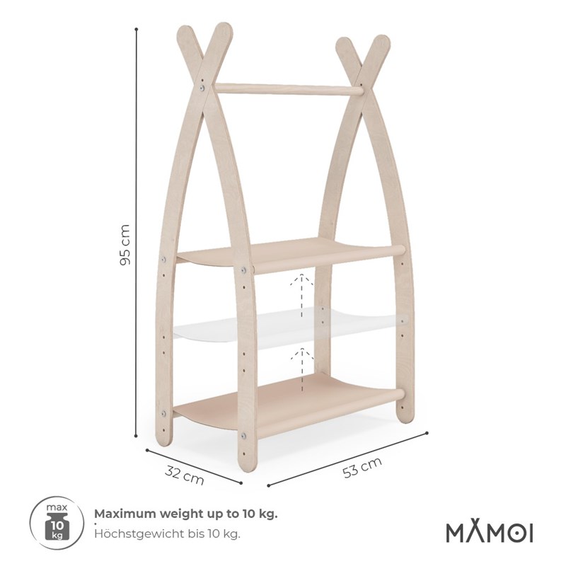 Portant chambre enfant en bois (Babykare) - Image 2