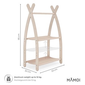 Portant chambre enfant en bois