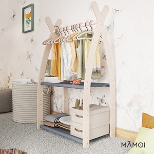 Portant chambre enfant en bois