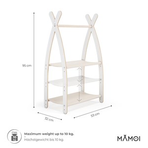 Portant chambre enfant en bois