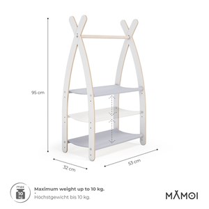 Portant chambre enfant en bois