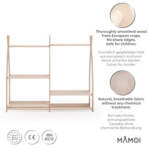 Portant à vêtements enfant – bois