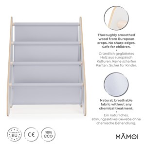 Bibliothèque enfant bois blanc