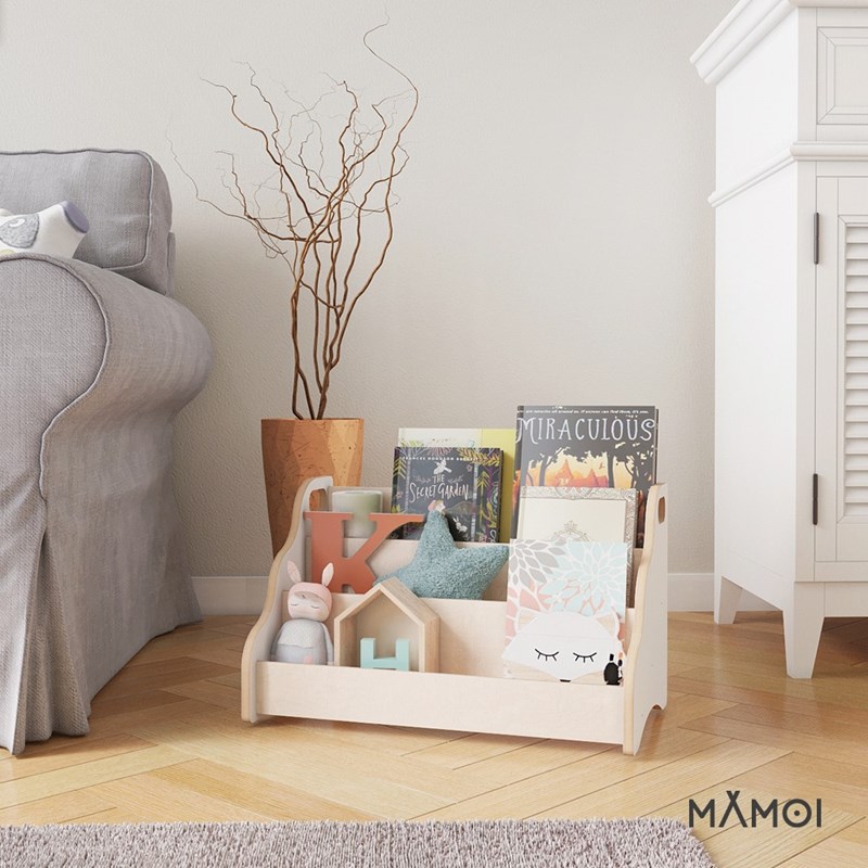 Rangement livre montessori 52×25×64 cm (Babykare) - Image 2