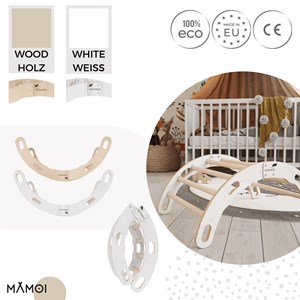 Bascule + arche montessori 2-en-1 enfant