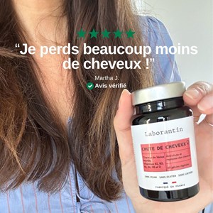 Chute de cheveux femme - cure de 1 mois