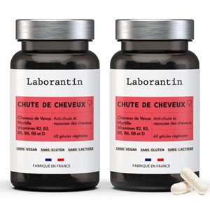 Chute de cheveux femme - cure de 2 mois