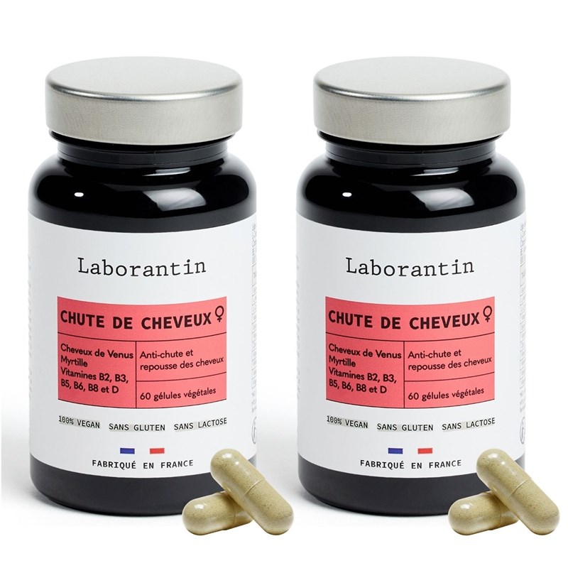 Chute de cheveux femme - cure de 2 mois