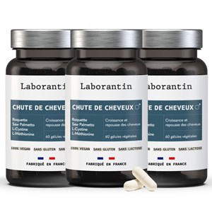 Chute de cheveux homme - cure de 3 mois