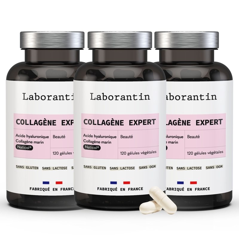 Laborantin - Collagène expert - breveté - cure 3 mois