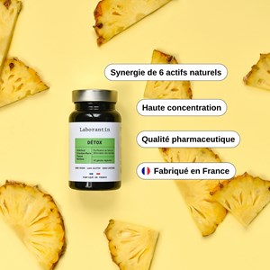 Détox - cure à base de 6 actifs - 2 mois