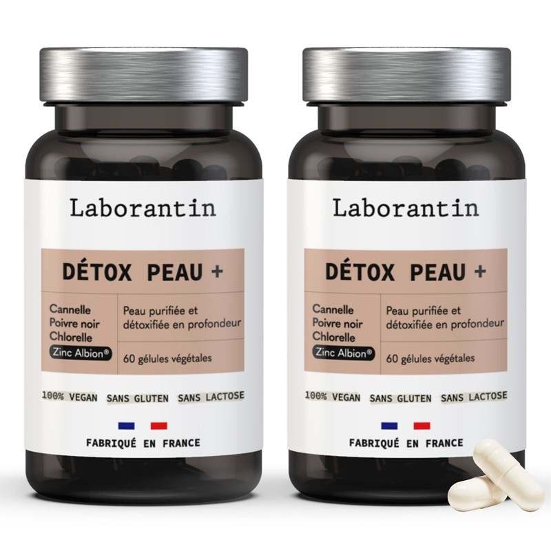 Laborantin - Détox peau + - breveté - cure de 2 mois