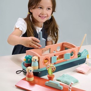 Péniche famille loutre