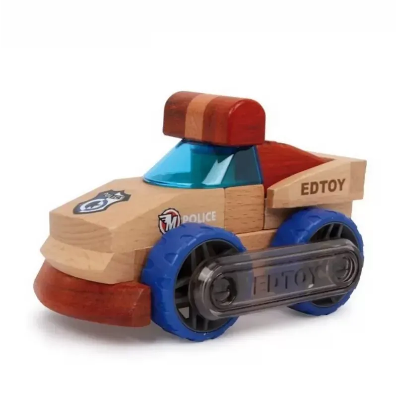 TRANSFORMOBILE EDTOY Small foot company - 6826 - Radio Commande - Voiture De Police