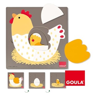 Puzzle poule oeuf poussin