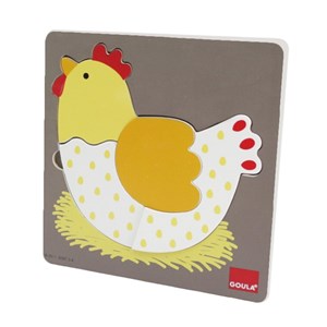 Puzzle poule oeuf poussin