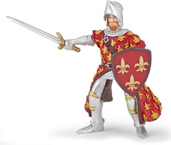 Figurine prince philippe rouge