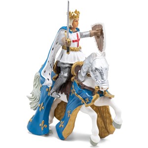 Figurine saint louis et son cheval