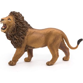 Figurine lion rugissant
