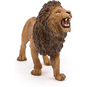 Figurine lion rugissant