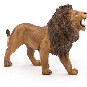 Figurine lion rugissant
