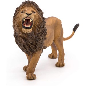 Figurine lion rugissant