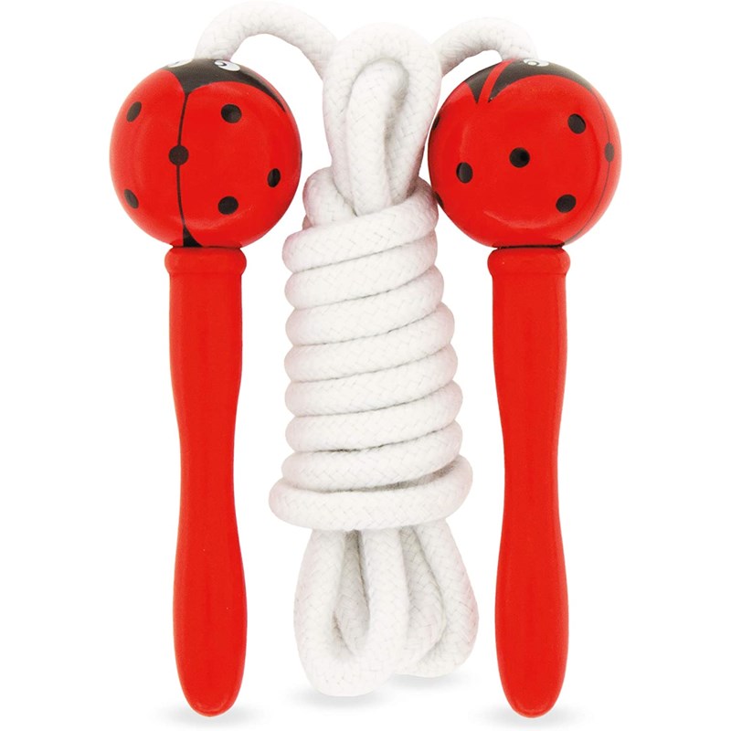 Corde à sauter coccinelle