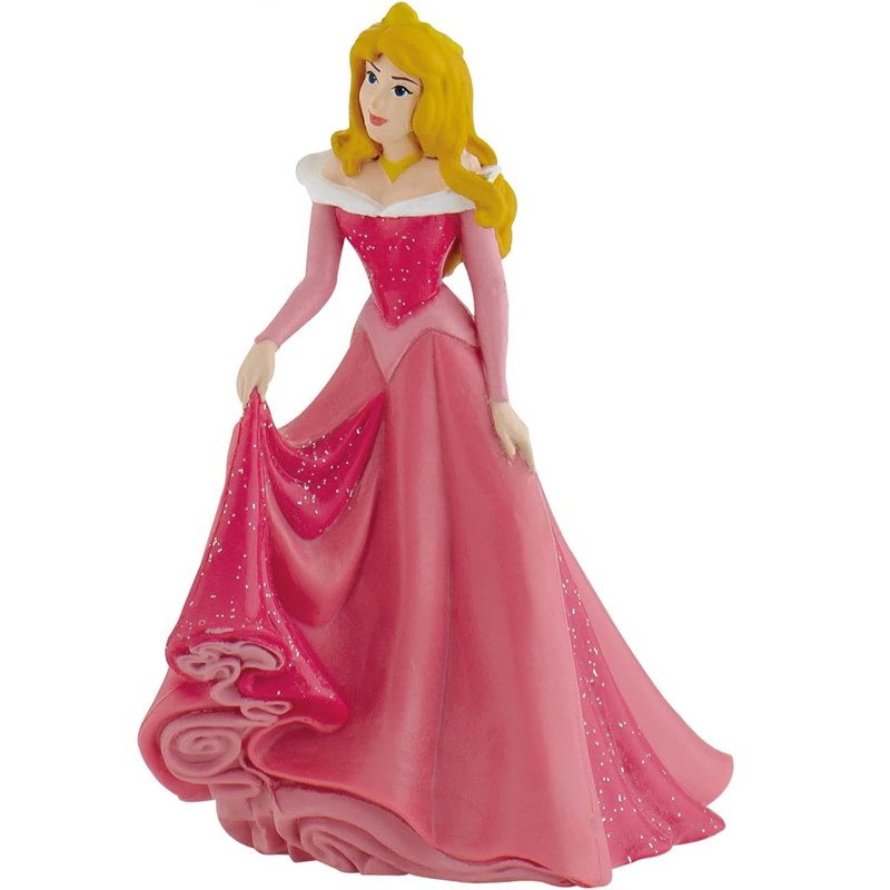 Figurine aurore avec sa robe à paillett