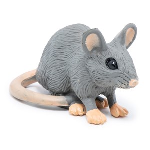 Figurine souris grise