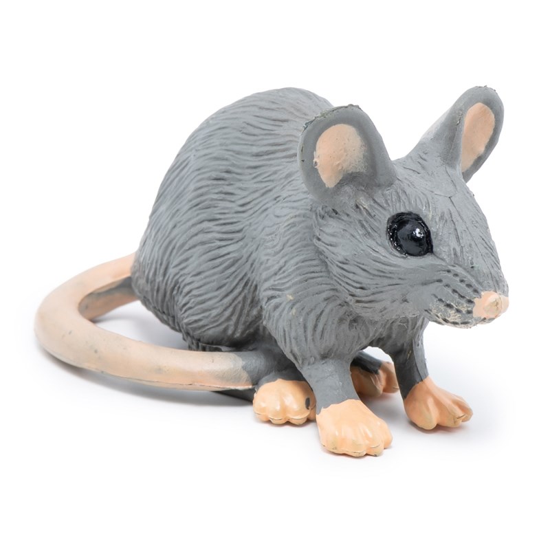 Figurine souris grise