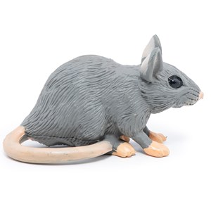 Figurine souris grise
